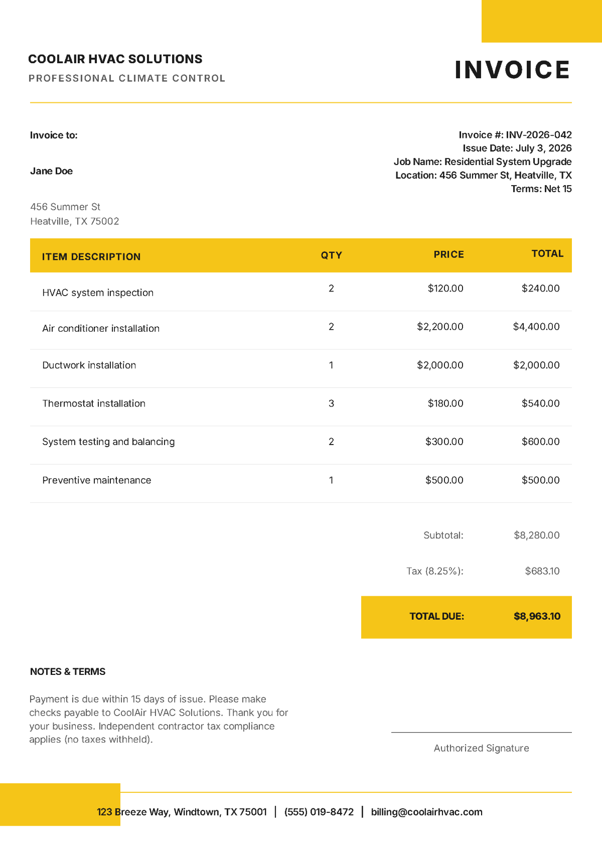 Contractor Limited Company Invoice Template contractor limited company invoice template