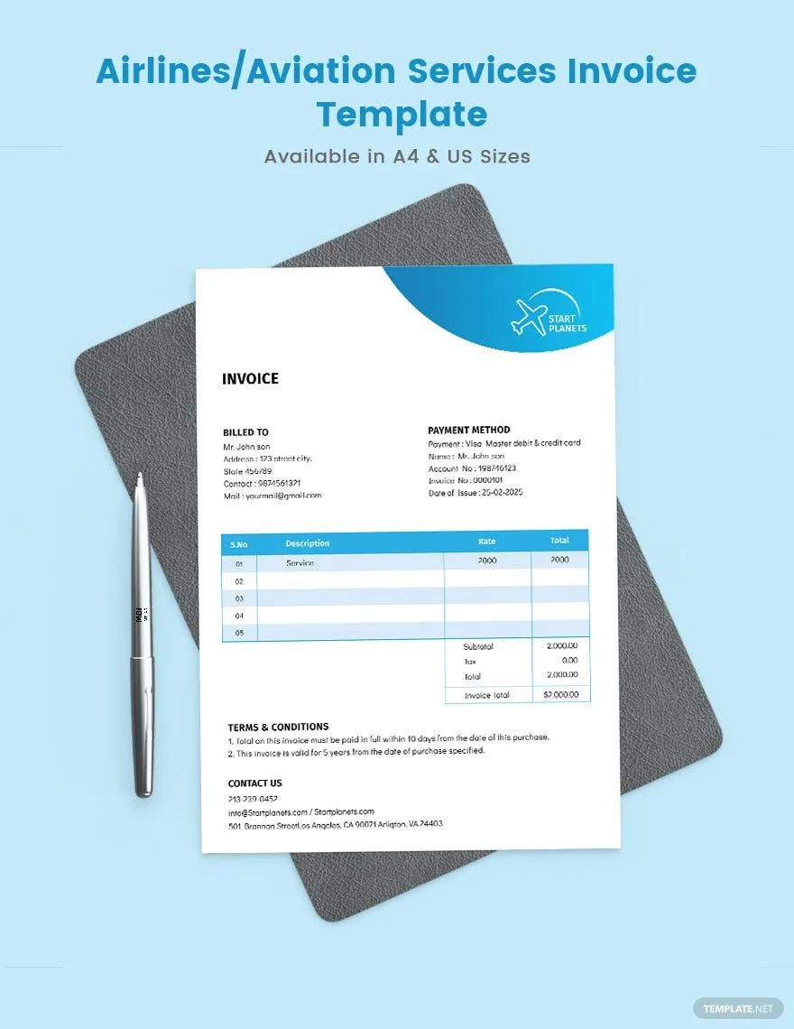 Corporate Flight Attendant Invoice Template corporate flight attendant invoice template