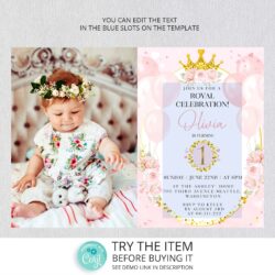 1st Birthday Party Invitation Template 1st-birthday-party-invitation-template