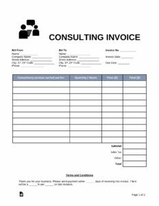 Free Consulting Services Invoice Template free-consulting-services-invoice-template