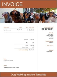 free-dog-walking-invoice-template
