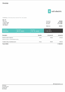 Free Electrical Contractor Invoice Template free-electrical-contractor-invoice-template