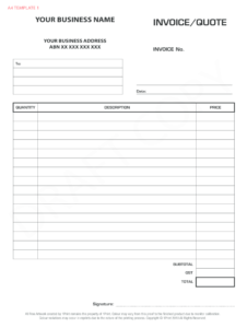Free Fill In Invoice Template free-fill-in-invoice-template