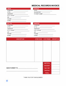 Free Medical Records Invoice Template free-medical-records-invoice-template