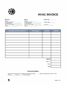 HVAC Service Order Invoice Template hvac-service-order-invoice-template