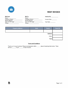 Real Estate Rental Invoice Template real-estate-rental-invoice-template