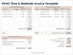 Time and Material Invoice Template time-and-material-invoice-template