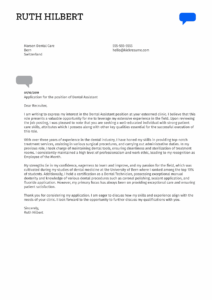 Dental Assistant Cover Letter Template dental-assistant-cover-letter-template