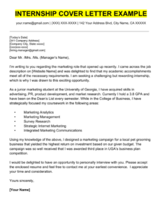 Student Internship Cover Letter Template student-internship-cover-letter-template